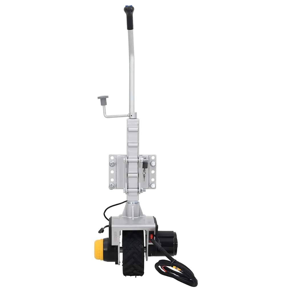 Stützrad Für Anhänger 12 V 550 W Aluminium Weiß