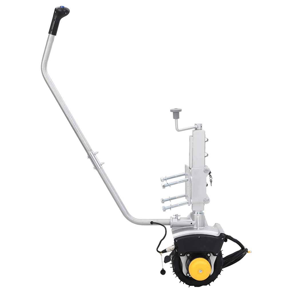 Stützrad Für Anhänger 12 V 550 W Aluminium Weiß