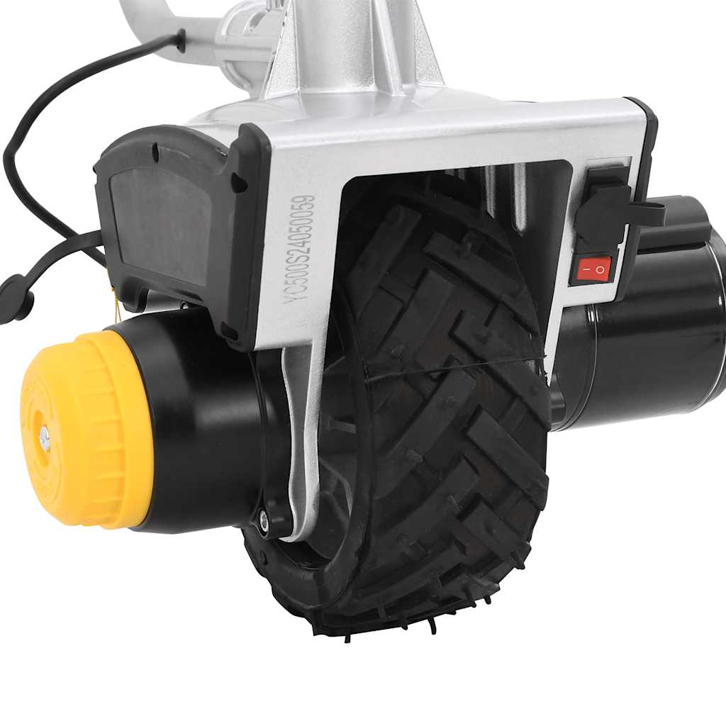 Stützrad Für Anhänger 12 V 550 W Aluminium Weiß
