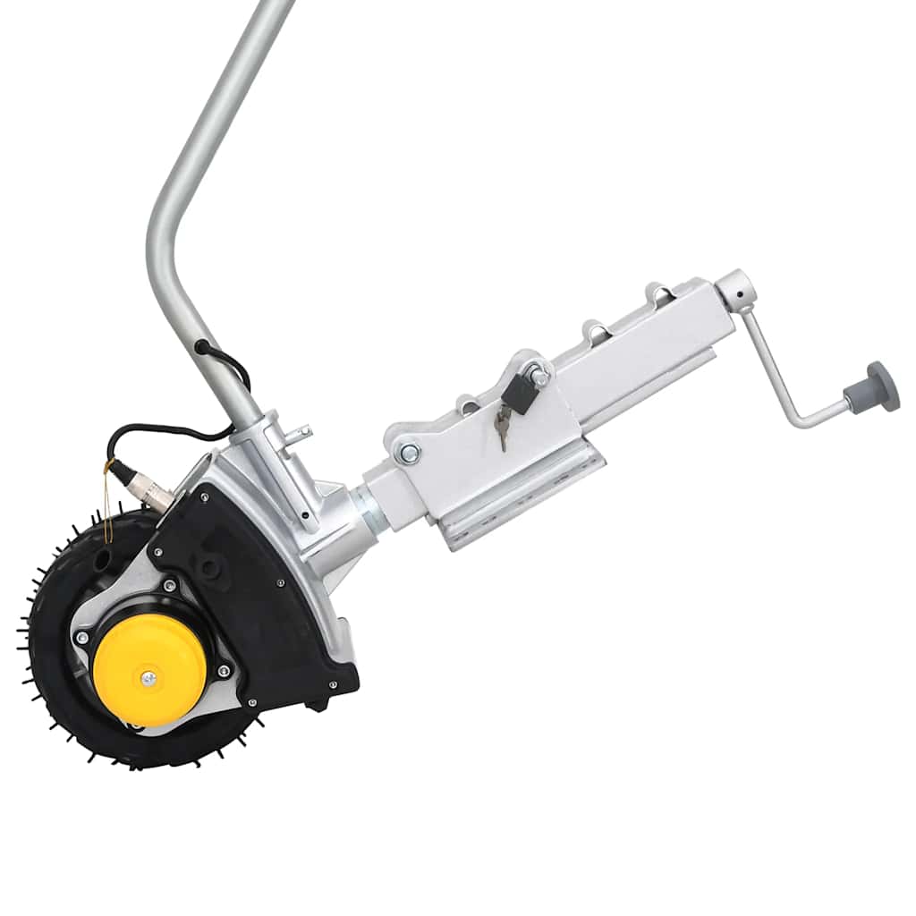 Stützrad Für Anhänger 12 V 550 W Aluminium Weiß