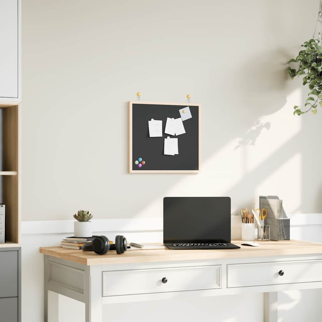 Korktafel Mit Massivem Kiefernholzrahmen