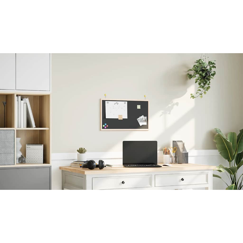 Korktafel Mit Massivem Kiefernholzrahmen