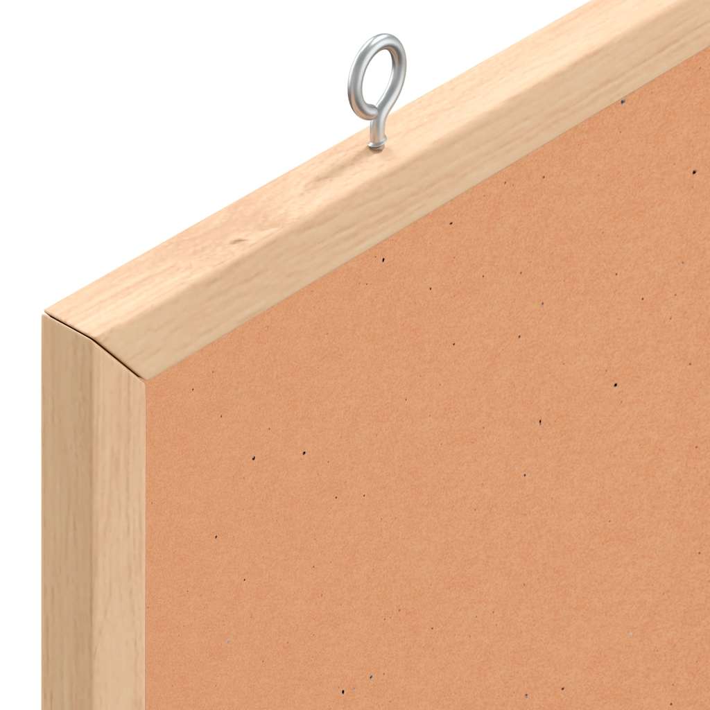 Korktafel Mit Massivem Kiefernholzrahmen