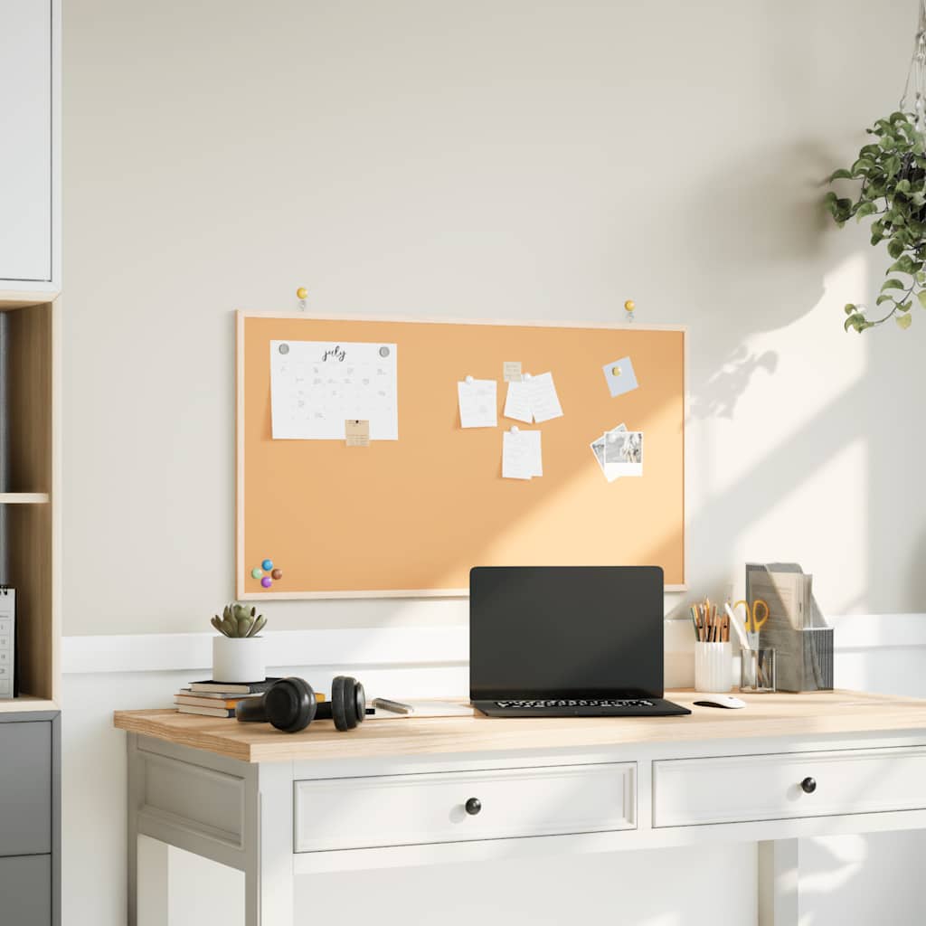 Korktafel Mit Massivem Kiefernholzrahmen