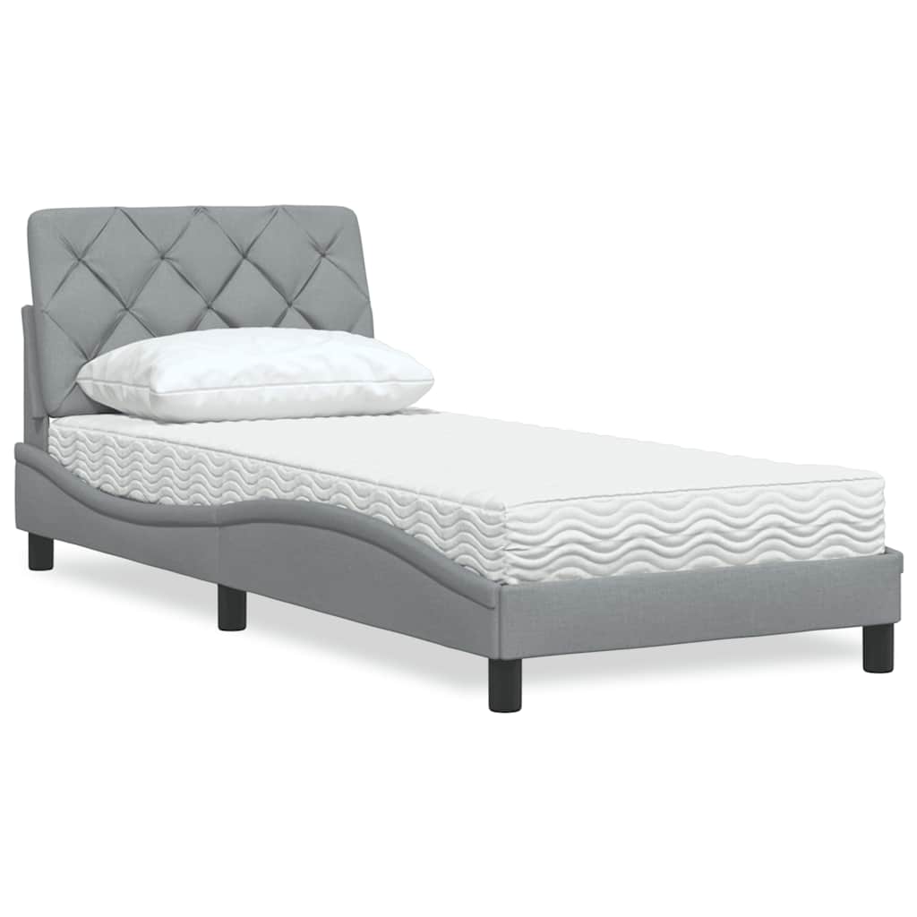 Bett Mit Matratze Stoff