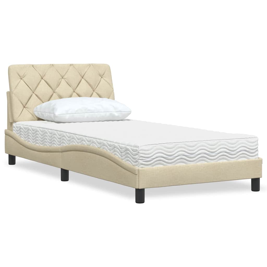 Bett Mit Matratze Stoff