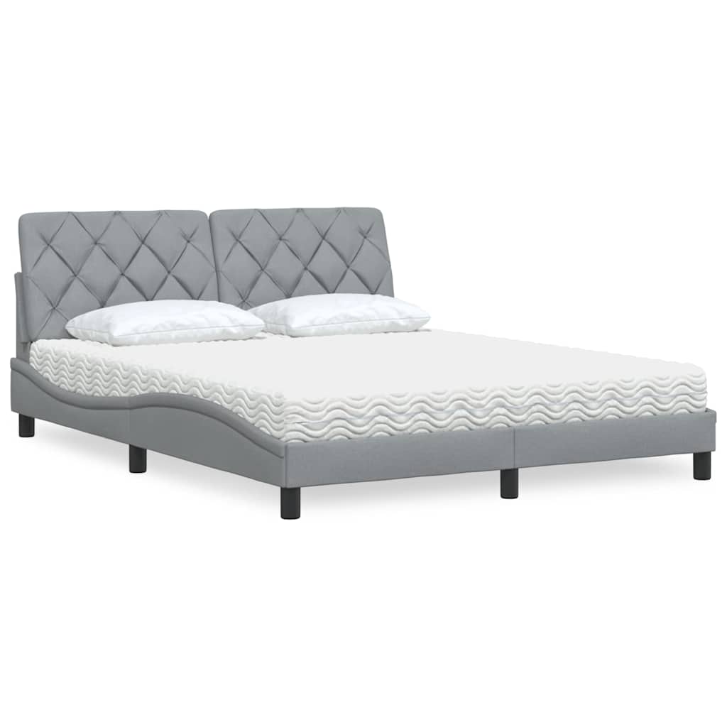 Bett Mit Matratze Stoff