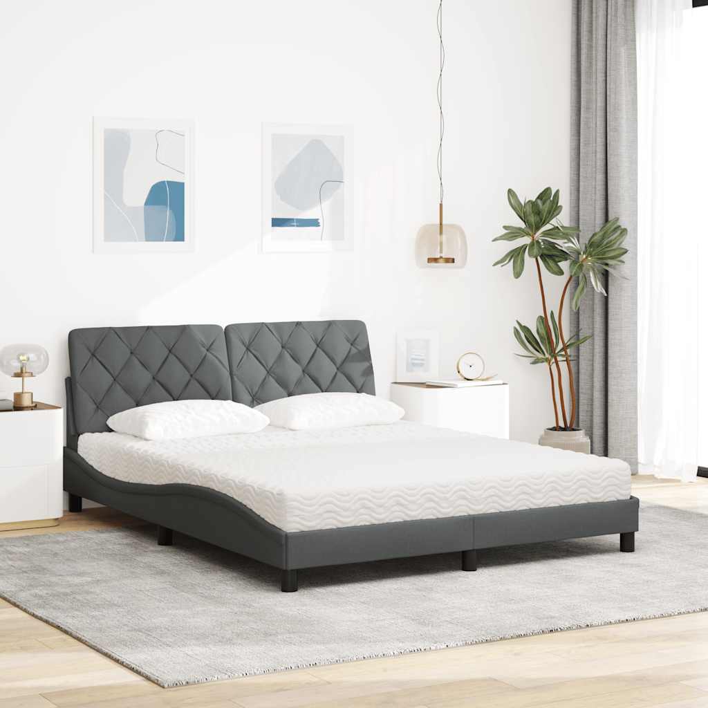 Bett Mit Matratze Stoff