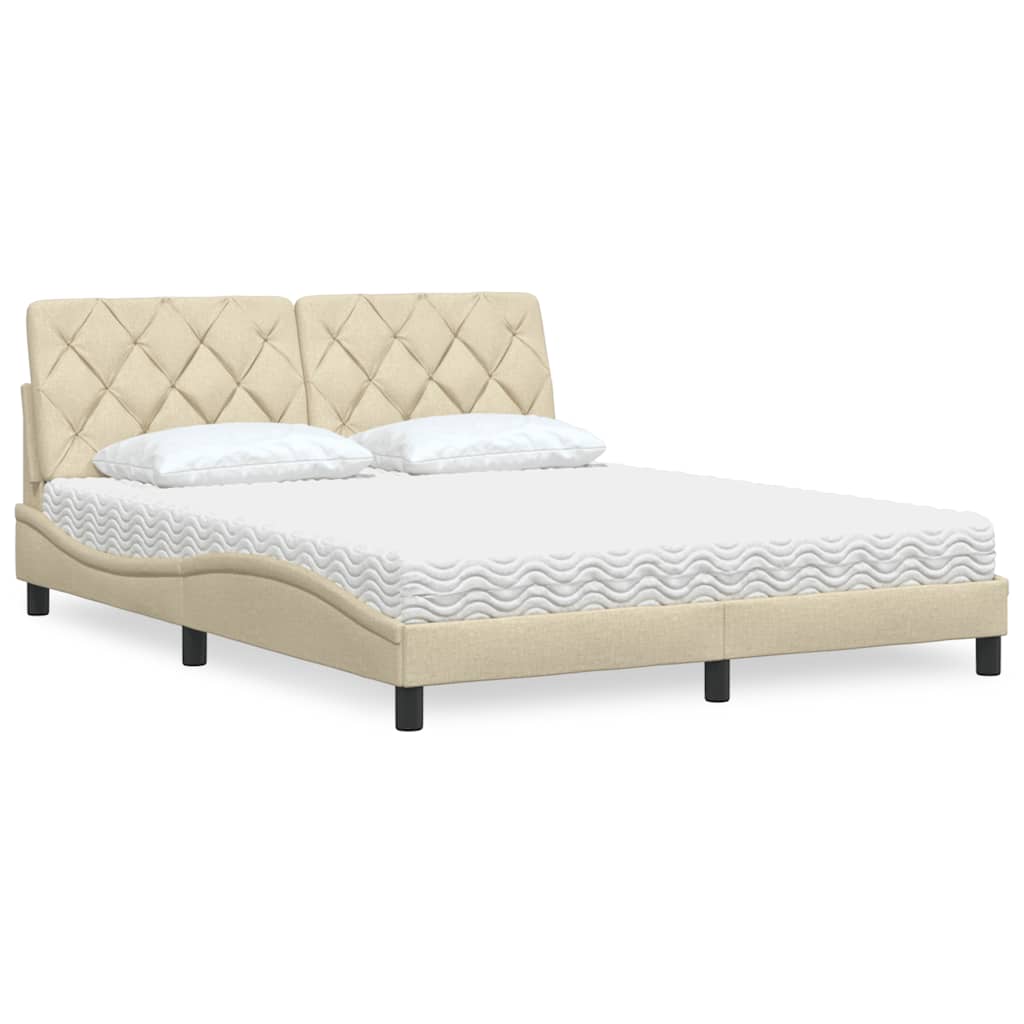 Bett Mit Matratze Stoff