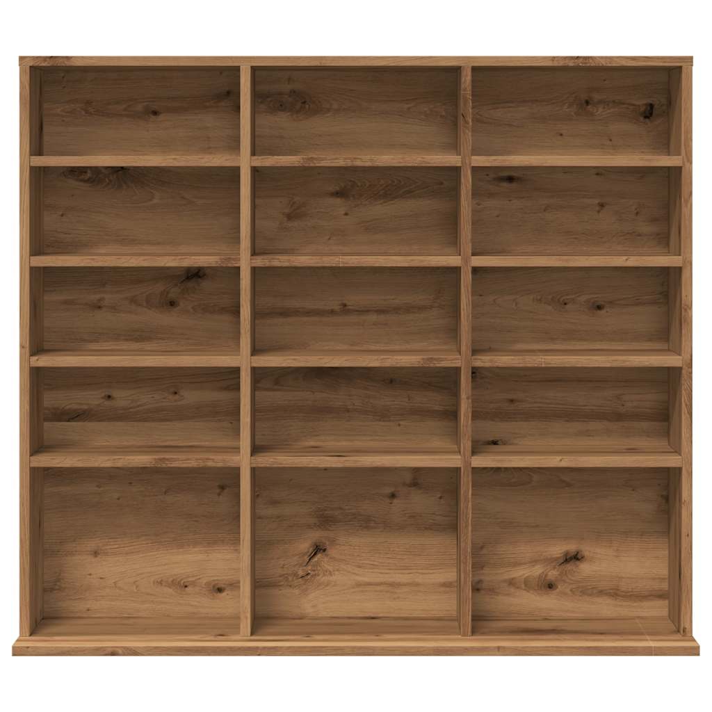 Cd-Regal Artisan-Eiche 100X23X89,5 Cm Holzwerkstoff