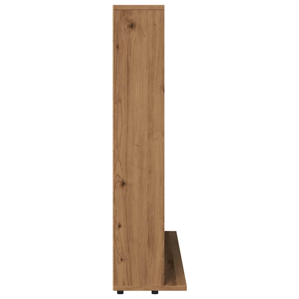 Cd-Regal Artisan-Eiche 100X23X89,5 Cm Holzwerkstoff