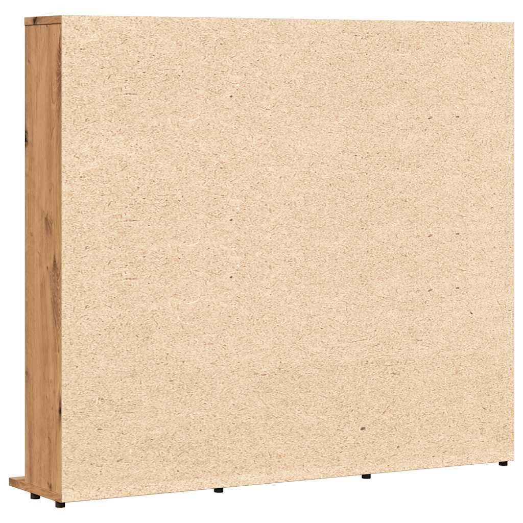 Cd-Regal Artisan-Eiche 100X23X89,5 Cm Holzwerkstoff