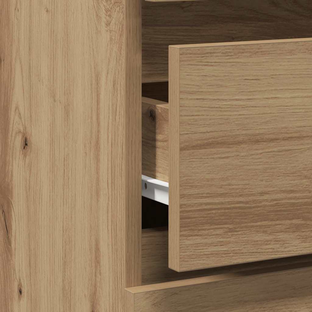 Nachttisch Artisan-Eiche 40X35X62,5 Cm Holzwerkstoff