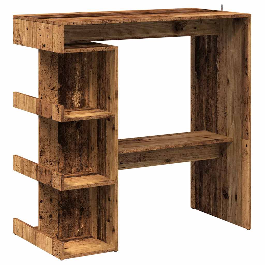 Bartisch Mit Regal -Optik 100X48X101,5 Cm