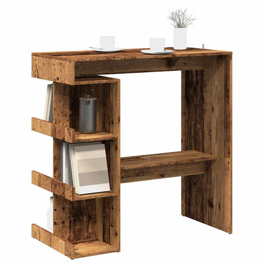 Bartisch Mit Regal -Optik 100X48X101,5 Cm