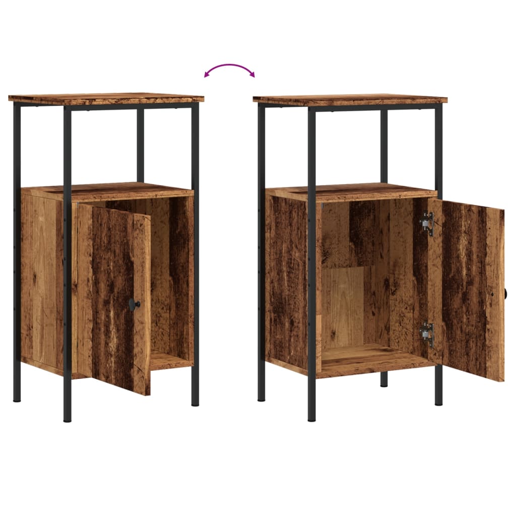 Nachttisch -Optik 41X31X80 Cm Holzwerkstoff
