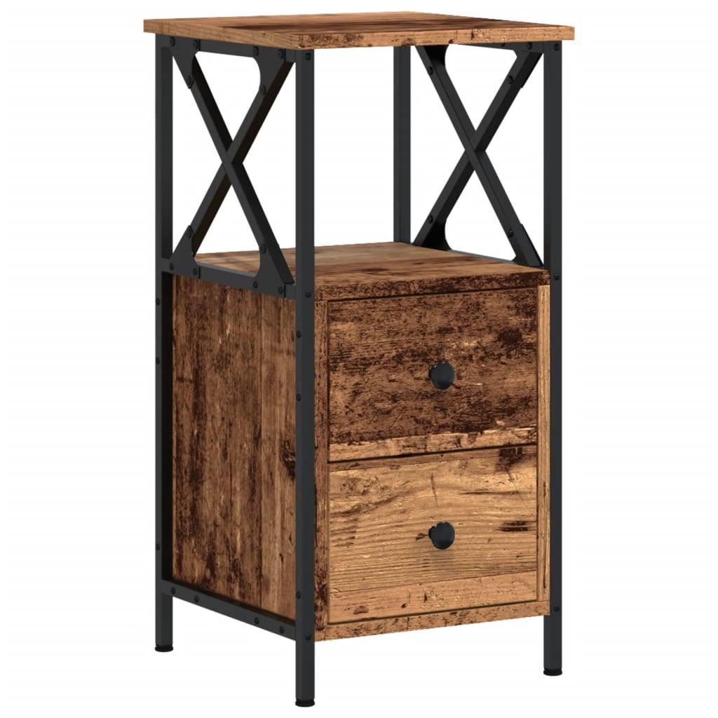 Nachttisch -Optik 34X35,5X70 Cm Holzwerkstoff