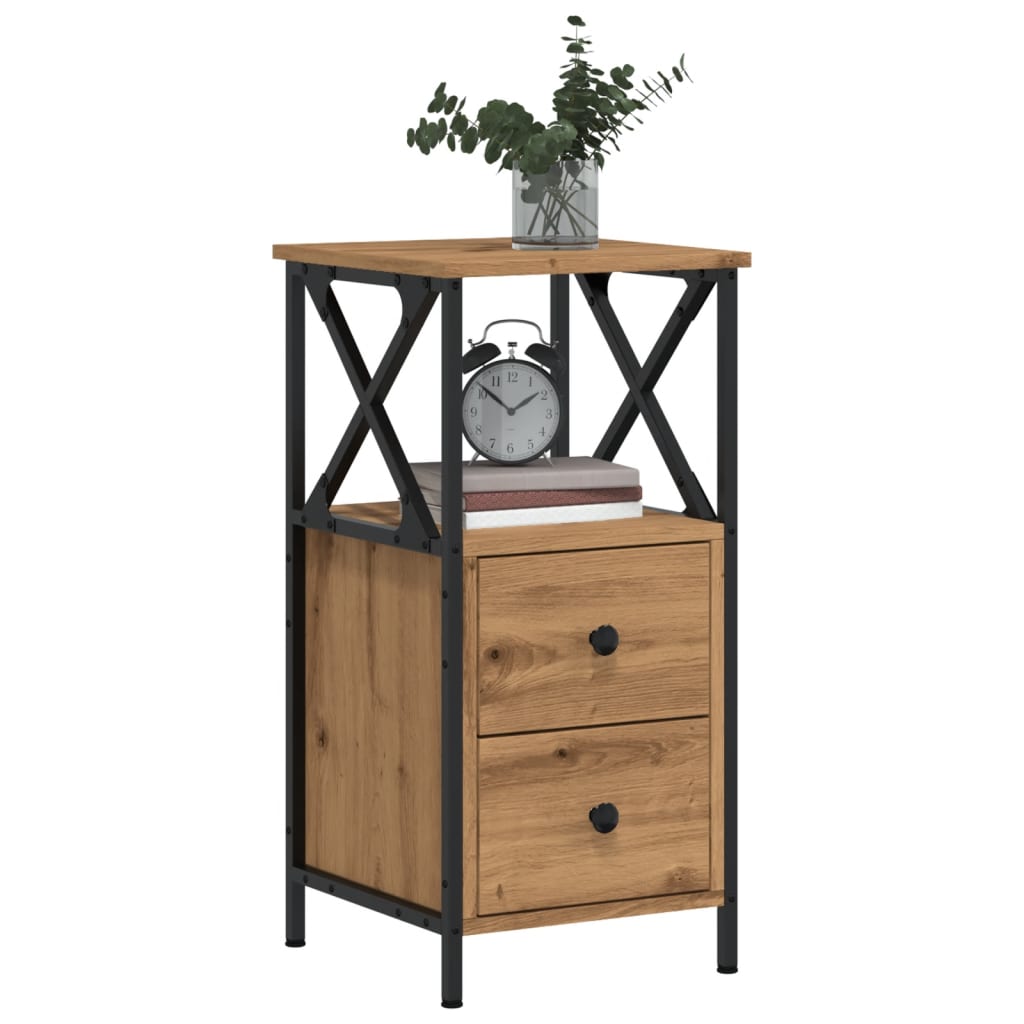 Nachttisch -Optik 34X35,5X70 Cm Holzwerkstoff