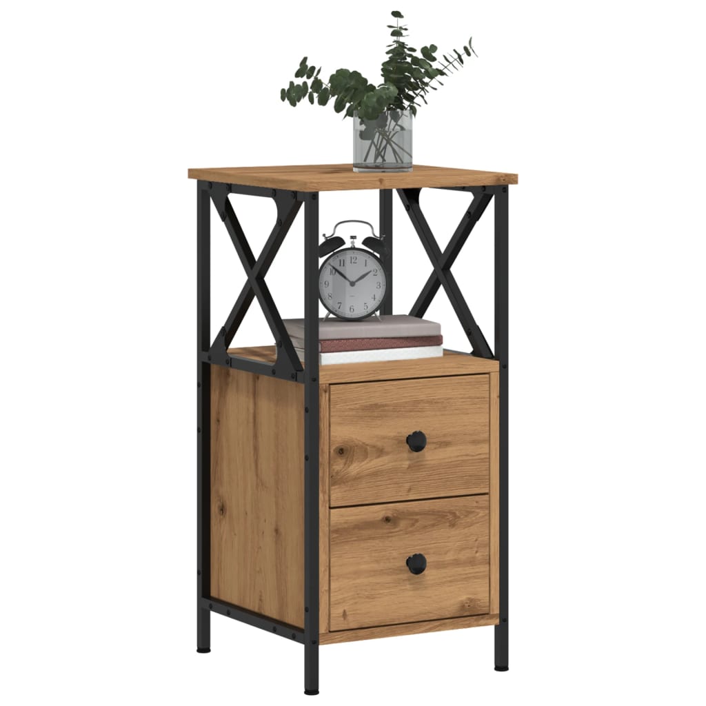 Nachttisch -Optik 34X35,5X70 Cm Holzwerkstoff