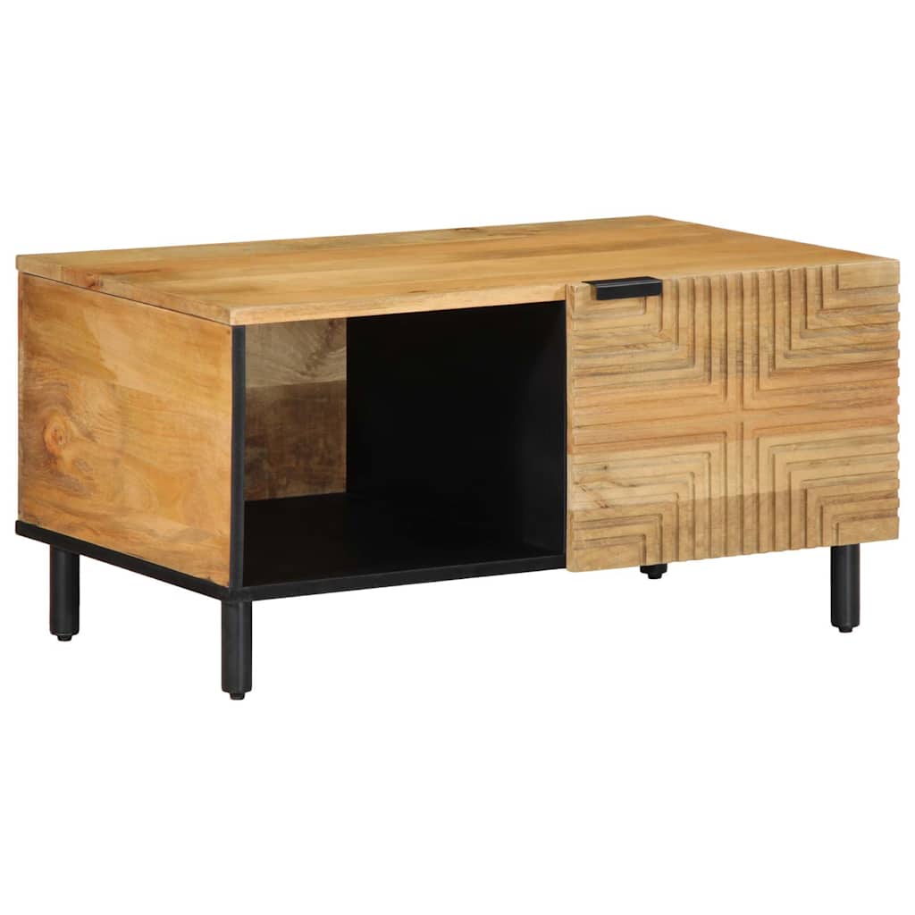 Couchtisch 80X50X40 Cm Massivholz Akazie