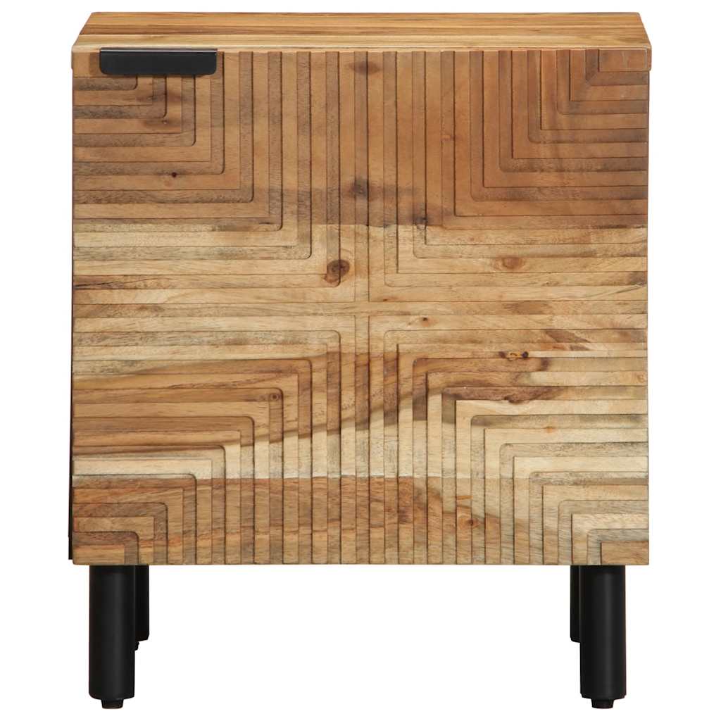Nachttisch 40X33X46 Cm Massivholz Akazie