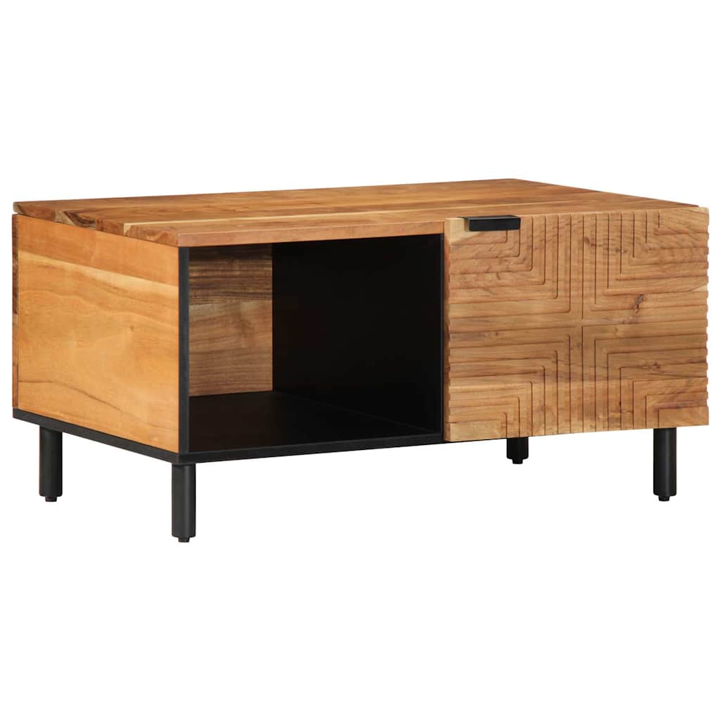 Couchtisch 80X50X40 Cm Massivholz Akazie