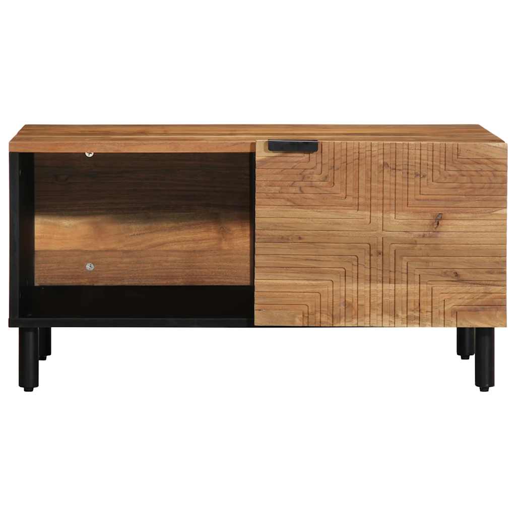 Couchtisch 80X50X40 Cm Massivholz Akazie