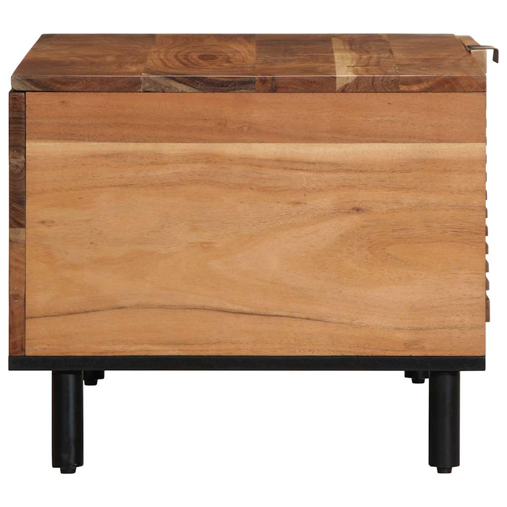 Couchtisch 80X50X40 Cm Massivholz Akazie