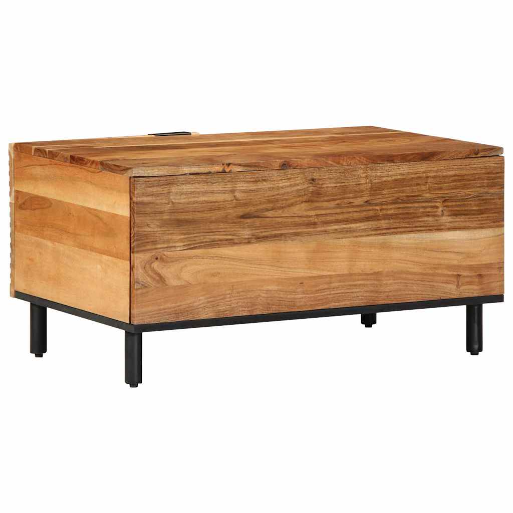 Couchtisch 80X50X40 Cm Massivholz Akazie
