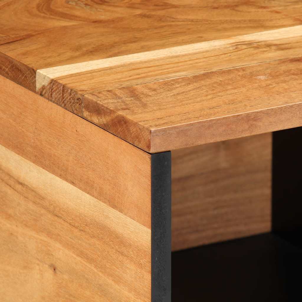 Couchtisch 80X50X40 Cm Massivholz Akazie