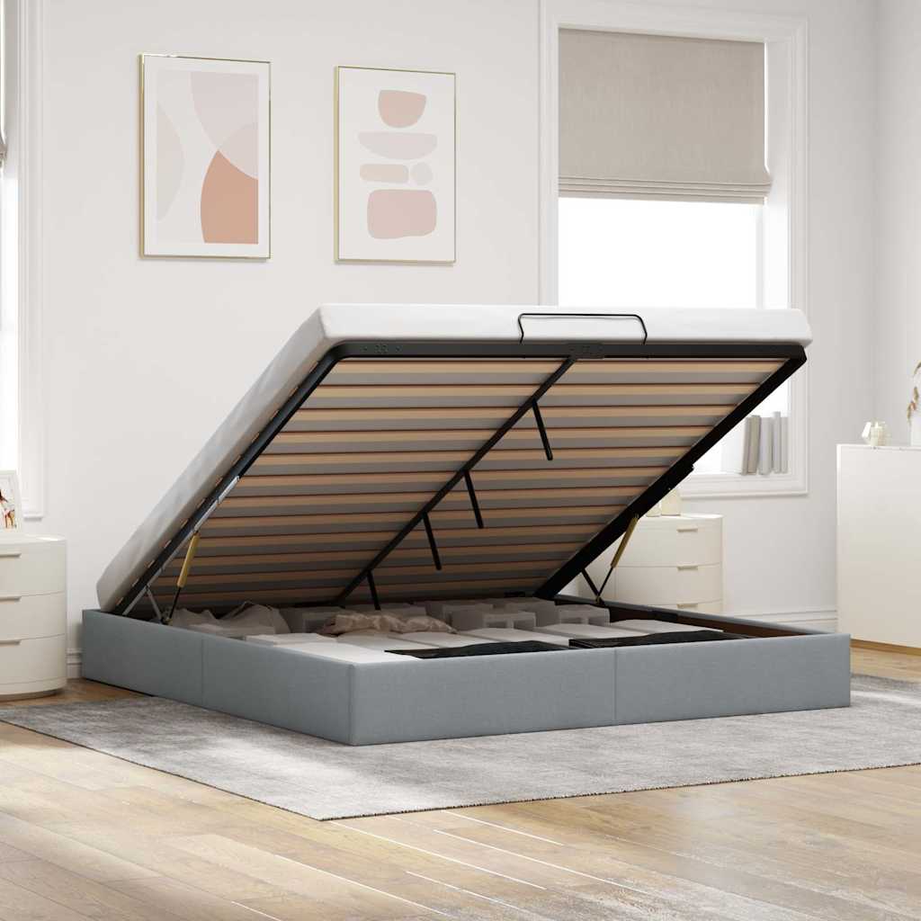 Ottoman-Bett Ohne Matratze Stoff