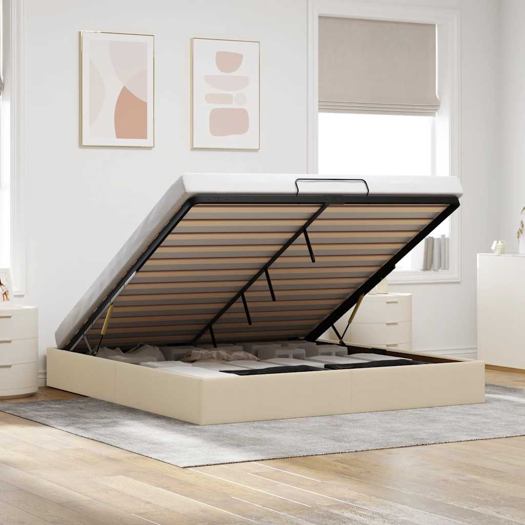 Ottoman-Bett Ohne Matratze Stoff