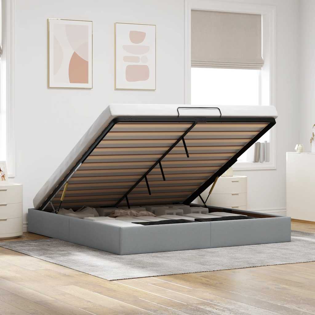 Ottoman-Bett Ohne Matratze Stoff