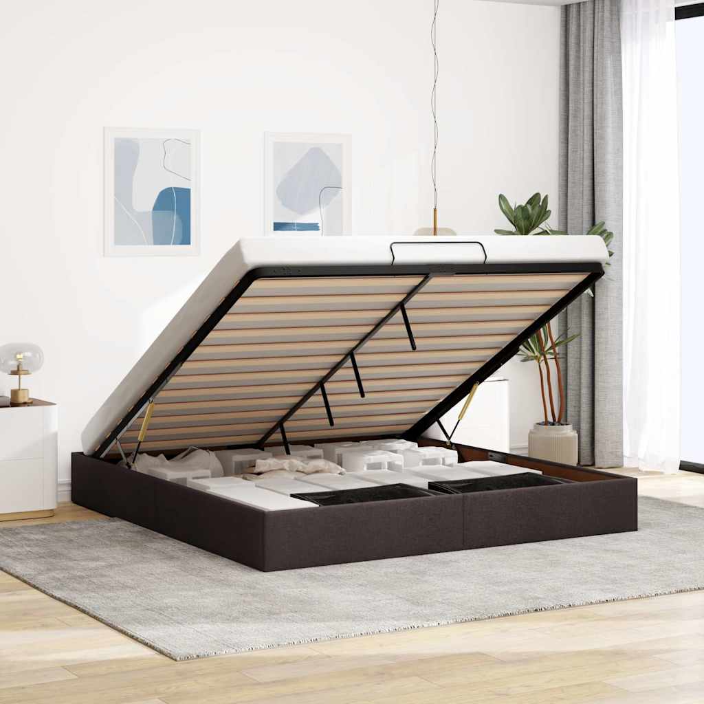Ottoman-Bett Ohne Matratze Stoff