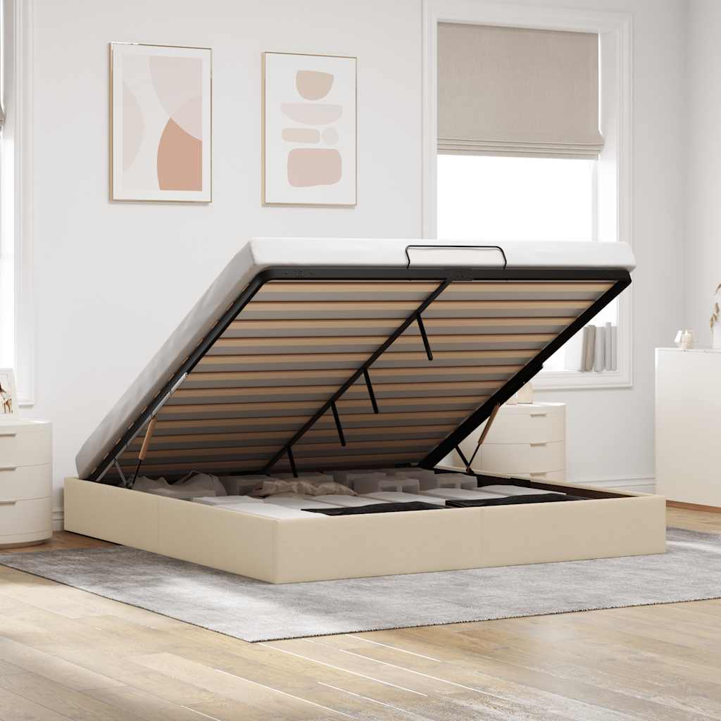 Ottoman-Bett Ohne Matratze Stoff