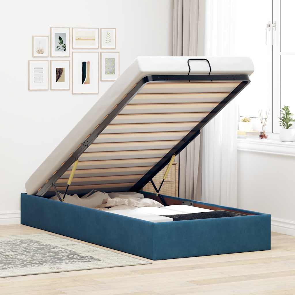 Ottoman-Bett Ohne Matratze Samt
