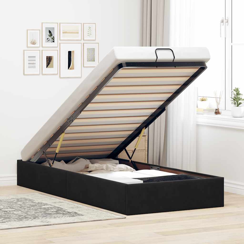 Ottoman-Bett Ohne Matratze Samt