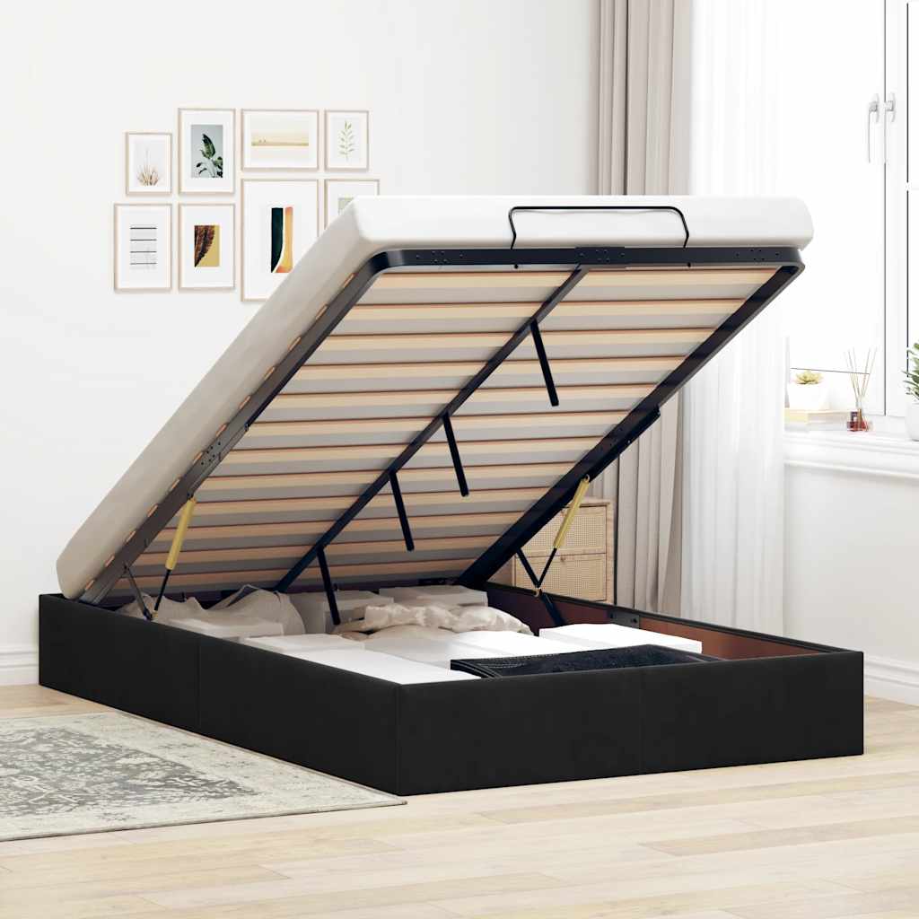 Ottoman-Bett Ohne Matratze Samt