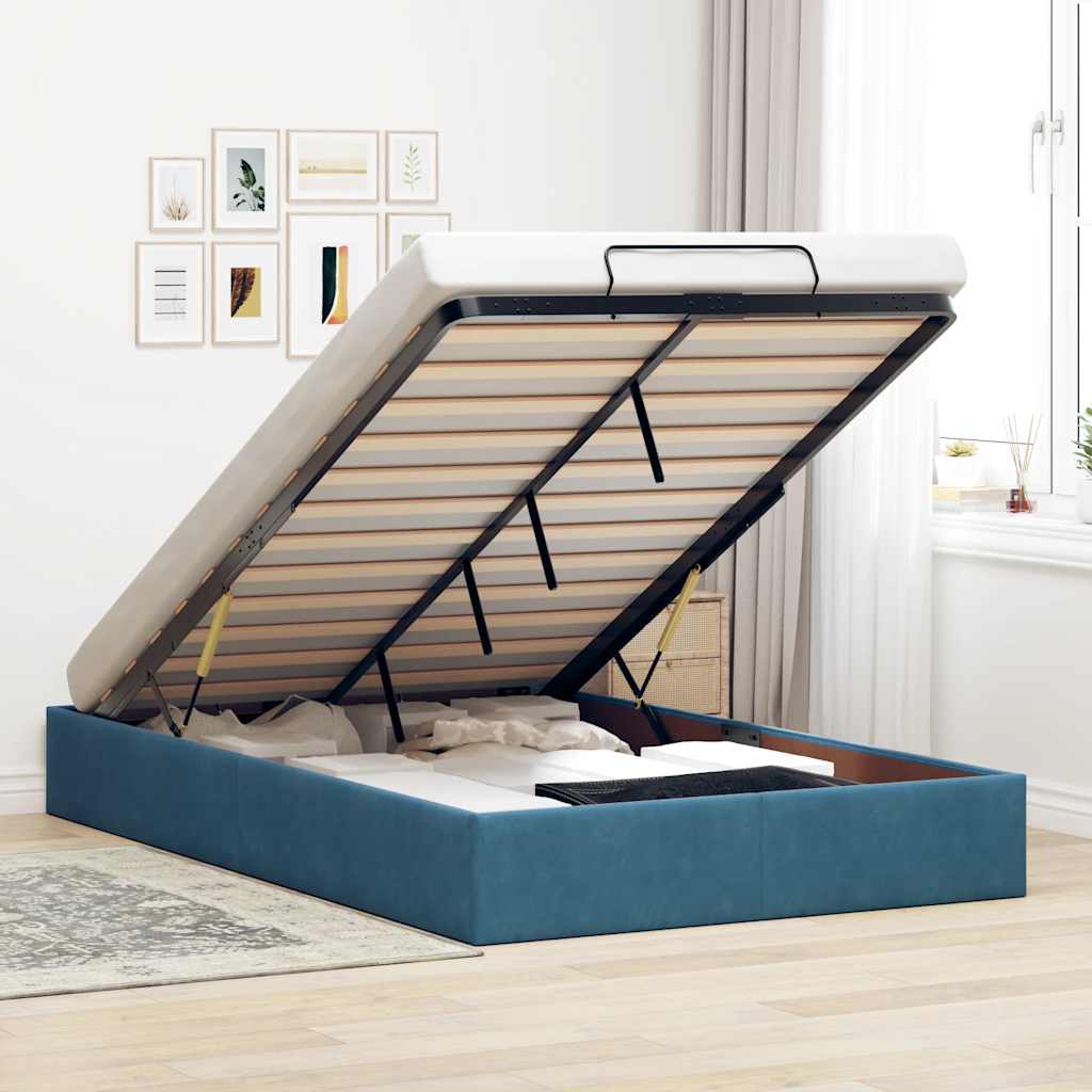 Ottoman-Bett Ohne Matratze Samt