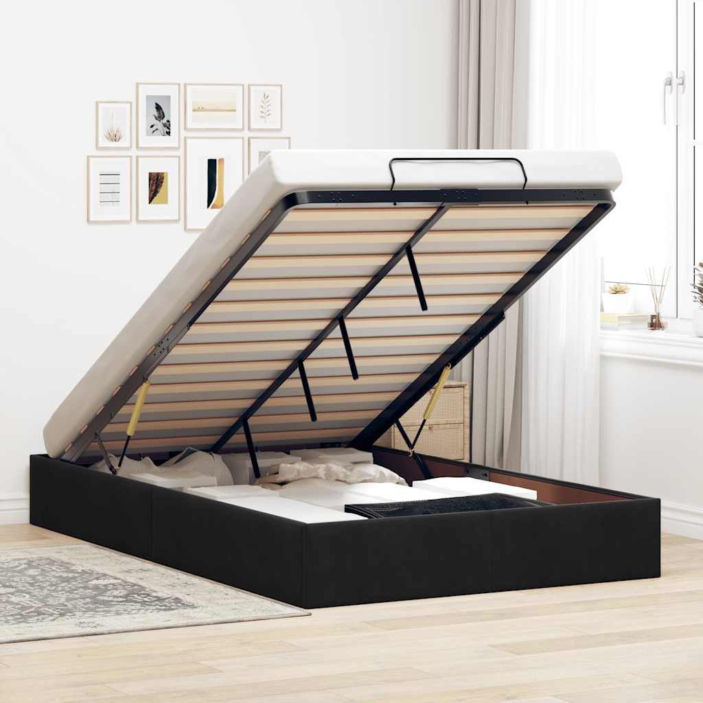 Ottoman-Bett Ohne Matratze Samt