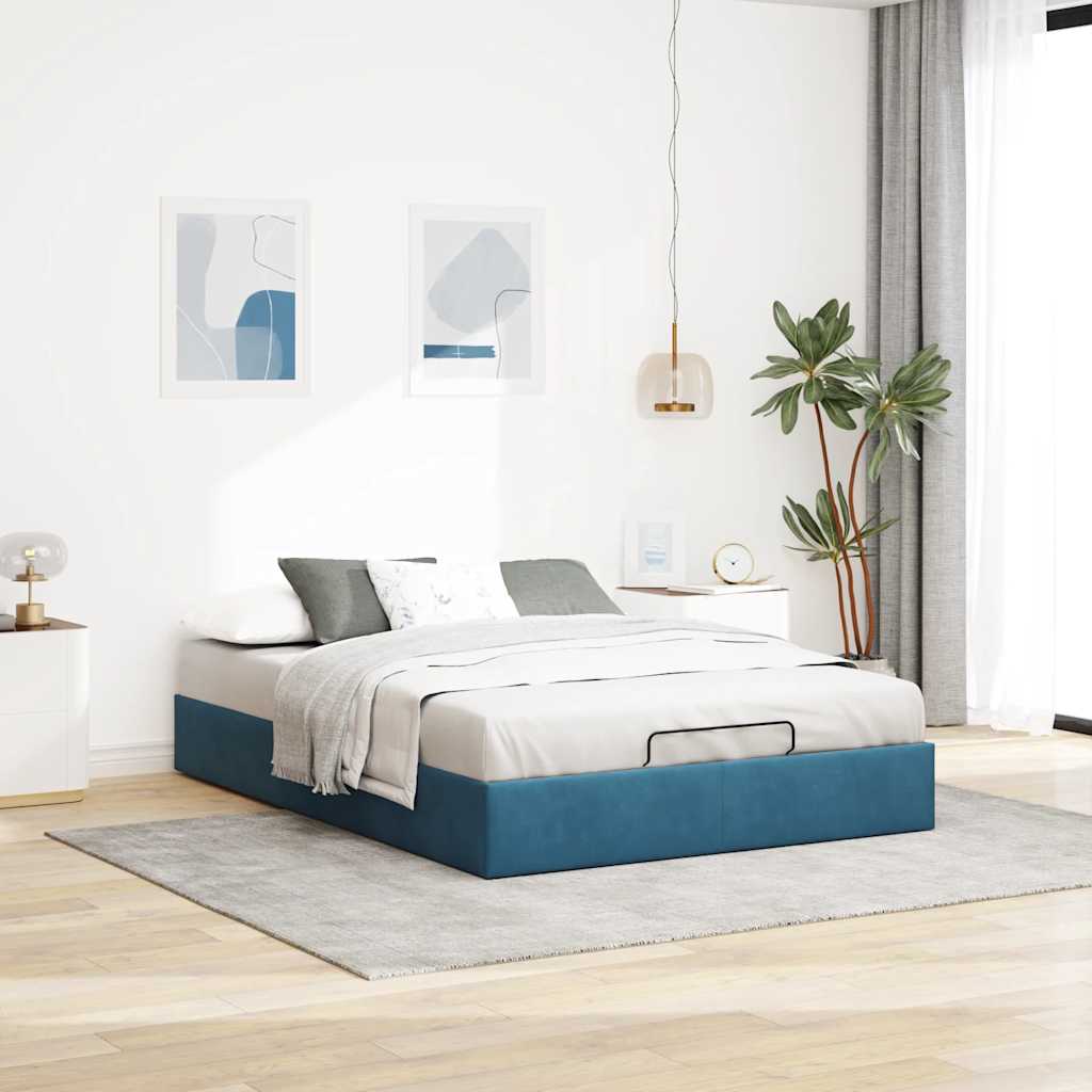 Ottoman-Bett Ohne Matratze Samt