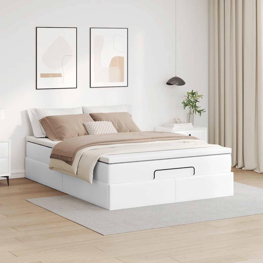 Ottoman-Bett Mit Matratze Kunstleder