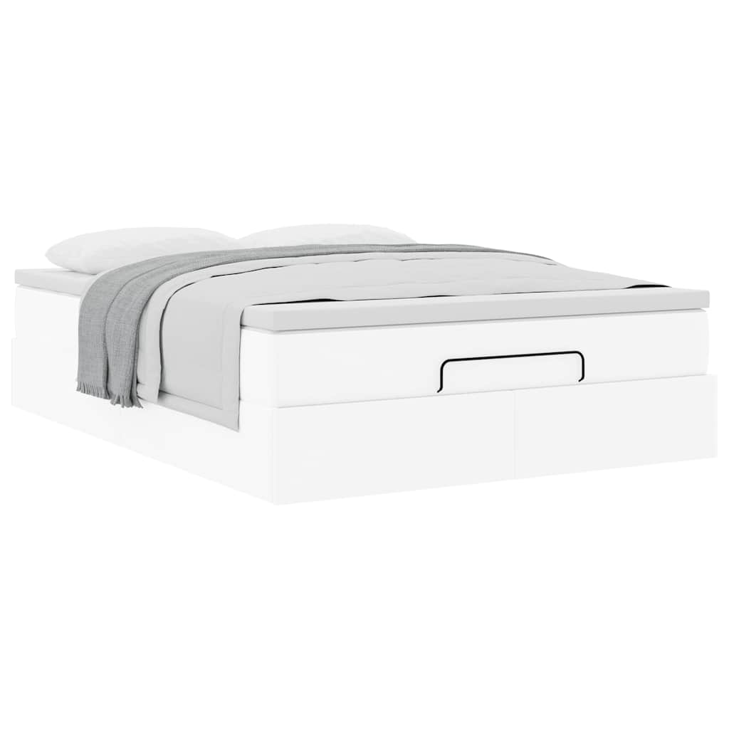 Ottoman-Bett Mit Matratze Kunstleder