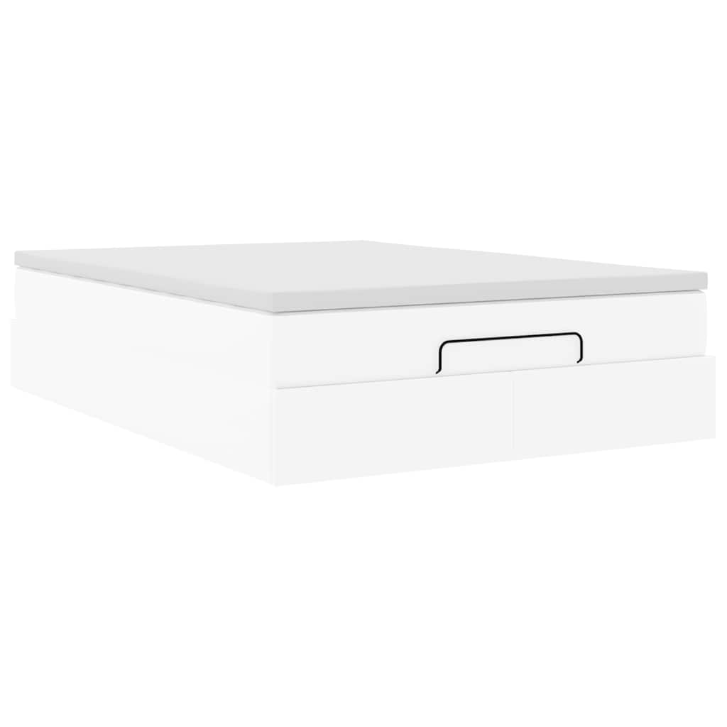Ottoman-Bett Mit Matratze Kunstleder