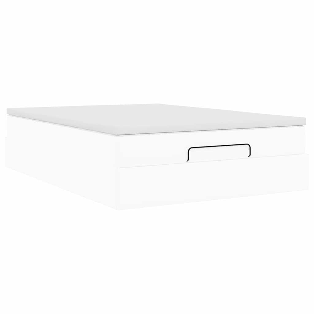 Ottoman-Bett Mit Matratze Kunstleder