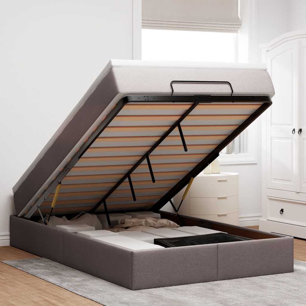 Ottoman-Bett Mit Matratze Stoff