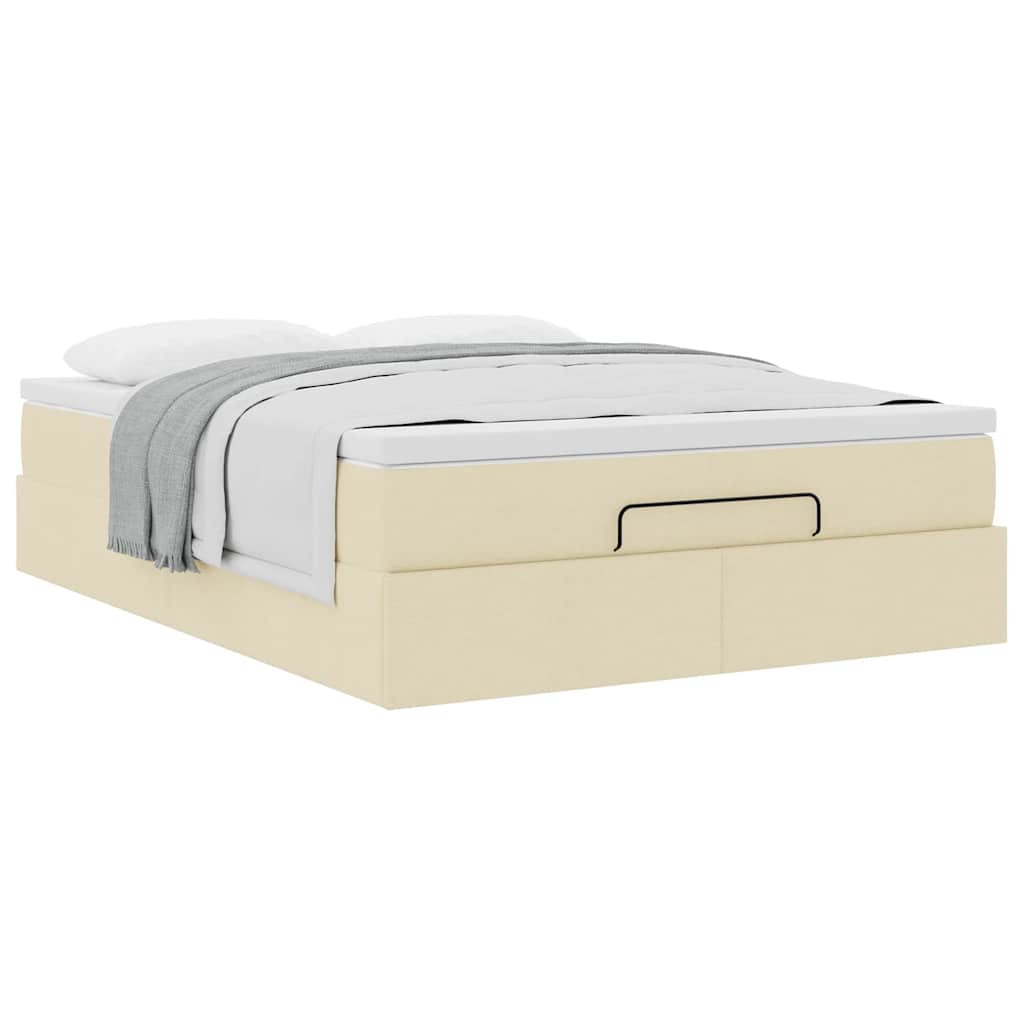 Ottoman-Bett Mit Matratze Stoff