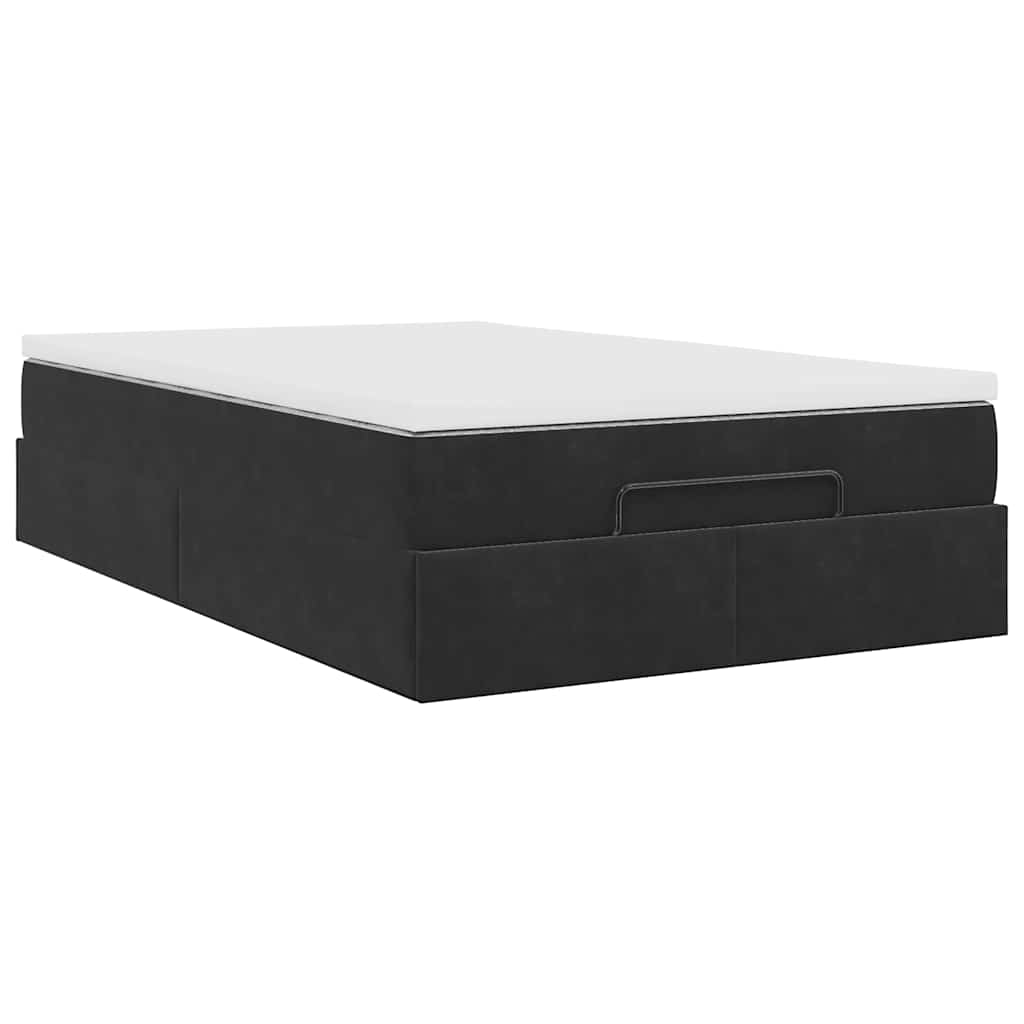 Ottoman-Bett Mit Matratze Samt