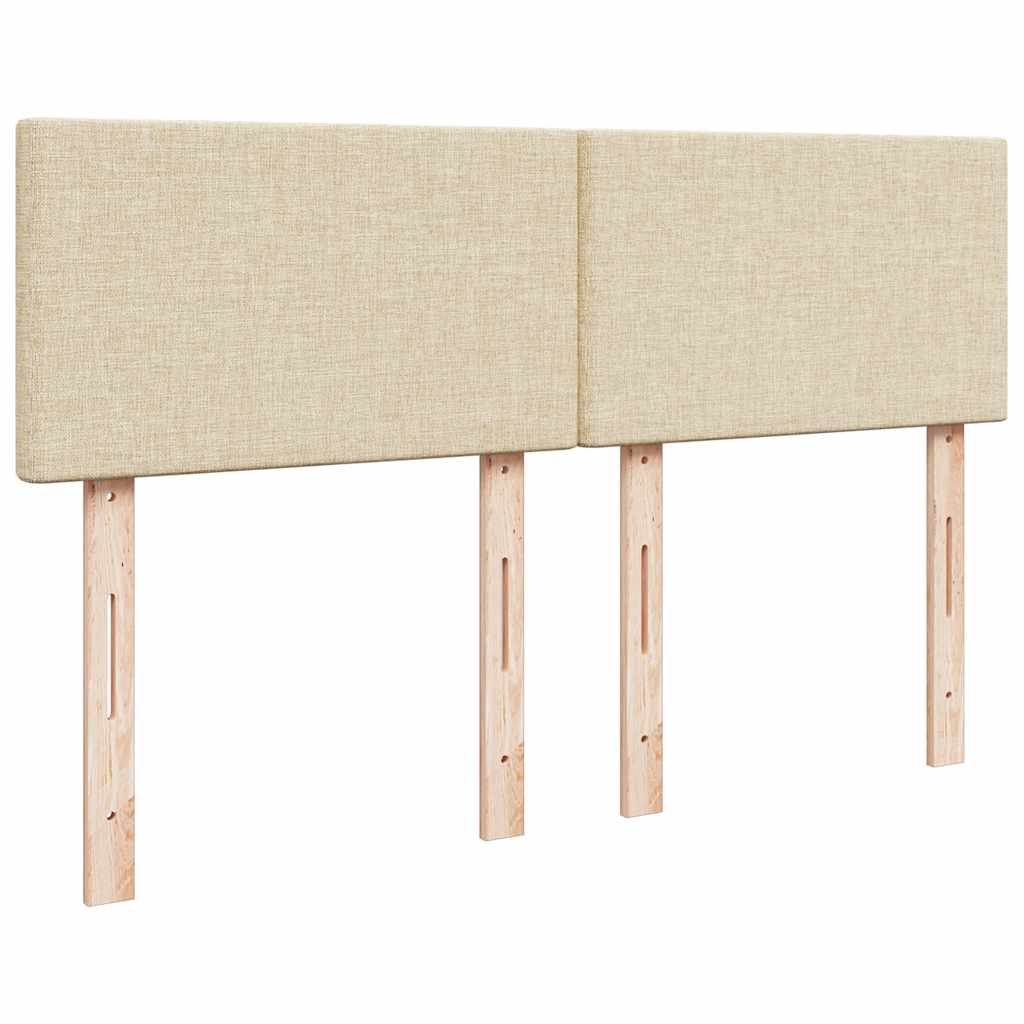 Ottoman-Bett Mit Matratze Stoff Creme
