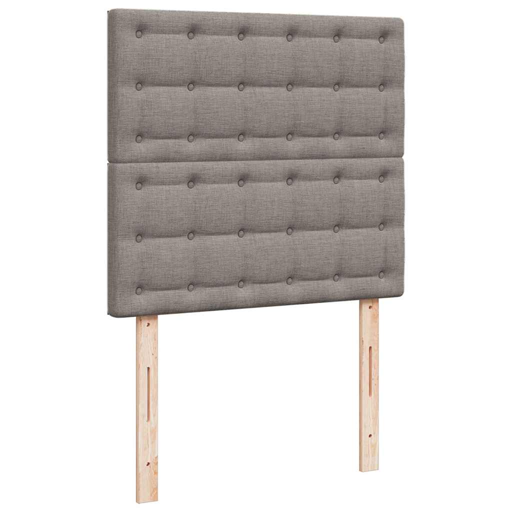 Ottoman-Bett Mit Matratze Stoff Taupe